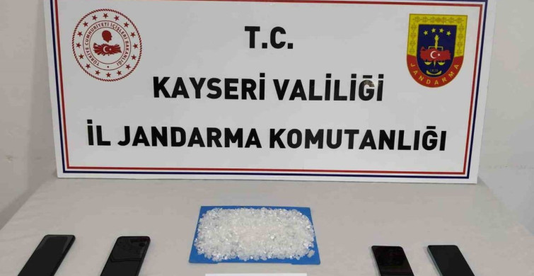 Kayseri'de uyuşturucu operasyonu: 4 gözaltı
