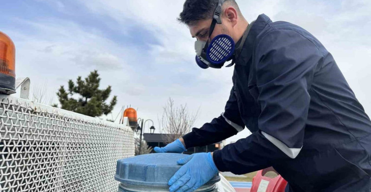 Kayseri'de Yeşil Alanlar İçin İlaçlama Seferberliği