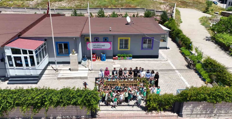 Kayseri'deki anaokulu geri dönüşüm ile doğayla iç içe eğitim sunuyor