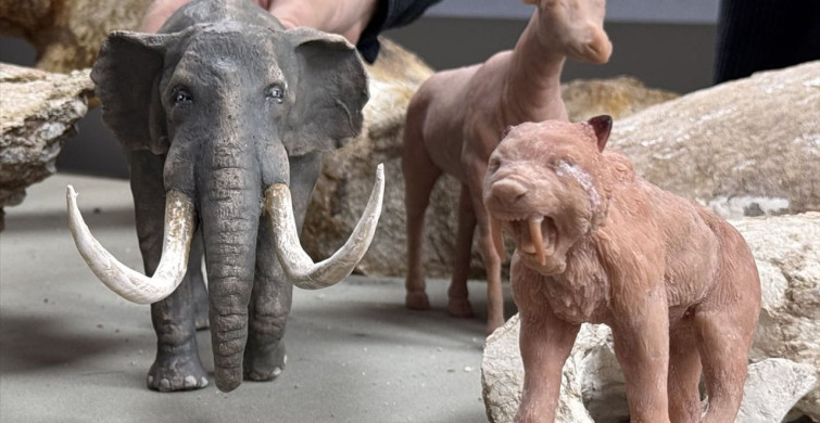 Kayseri'deki Dev Hayvan Fosillerinin Minyatürleri Yapılıyor