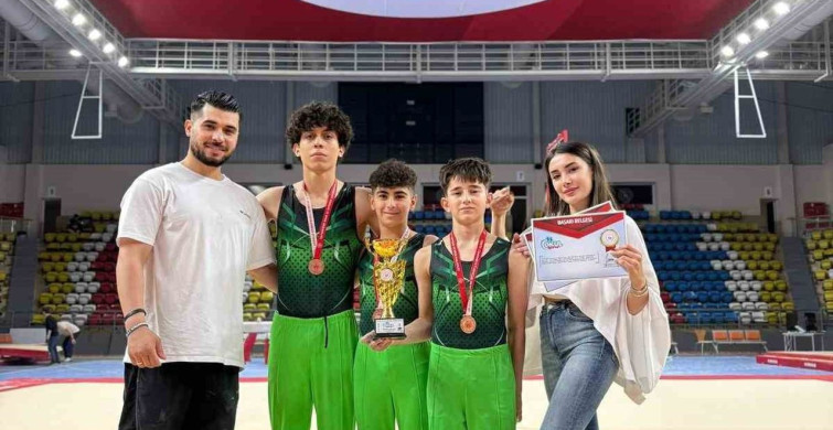 Kayserili Cimnastikçiler Türkiye Üçüncüsü Oldu
