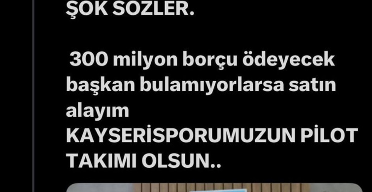 Kayserispor Başkanı Ali Çamlı'dan Parodi Hesaplarına Cevap