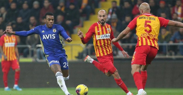 Kayserispor - Fenerbahçe Muhtemel 11