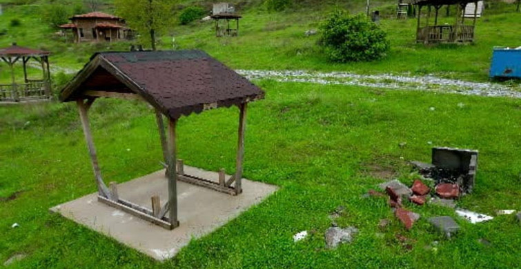 Kemerkaya Yedikapı Tabiat Parkı Vandalların Hedefinde