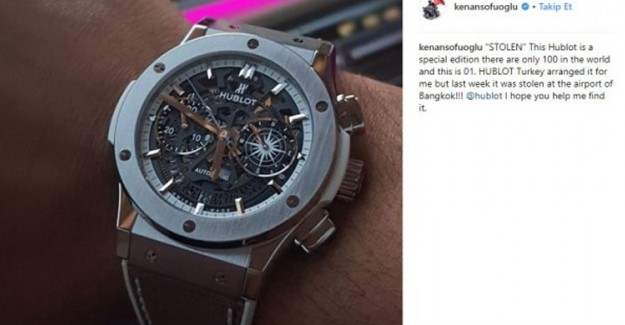 Kenan Sofuoğlu'nun 100 Bin Dolarlık Saati Çalındı