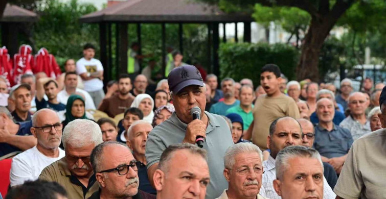 Kepez belediye başkanı mesut kocagöz, vatandaşlarla buluştu