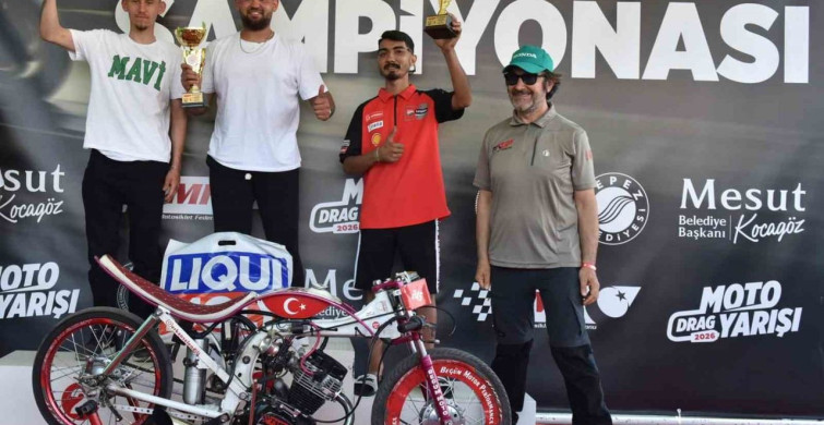 Kepez'de Motodrag Şampiyonası Tamamlandı