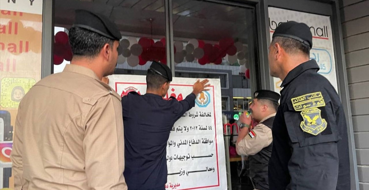 Kerkük'te Yangın Riskine Karşı İşyeri Kapatmaları