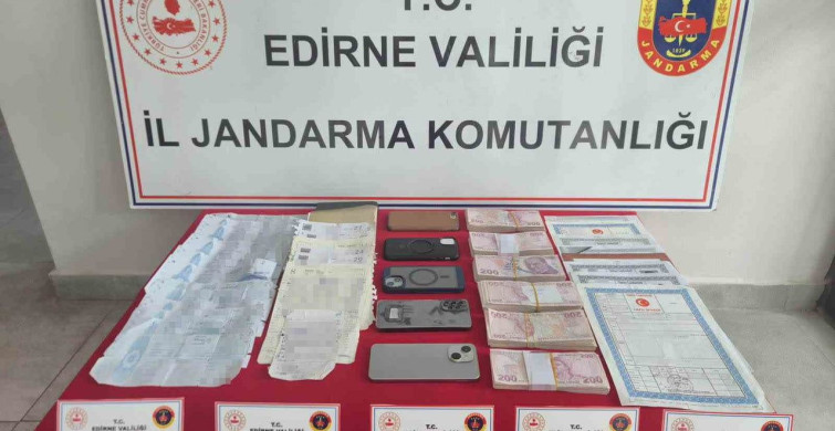 Keşan'da 6 şüpheli tefecilik iddiasıyla gözaltına alındı