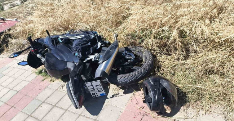 Keşan'da Motosiklet Kazası: Bir Yaralı