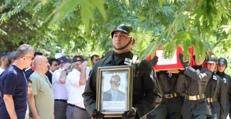 Kıbrıs gazisi adnan coşkun son yolculuğuna uğurlandı