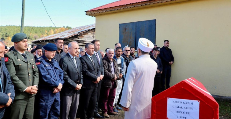 Kıbrıs Gazisi Cemal Şahin Son Yolculuğuna Uğurlandı