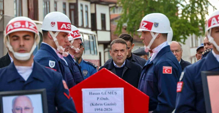 Kıbrıs Gazisi Hasan Gümüş Son Yolculuğuna Uğurlandı