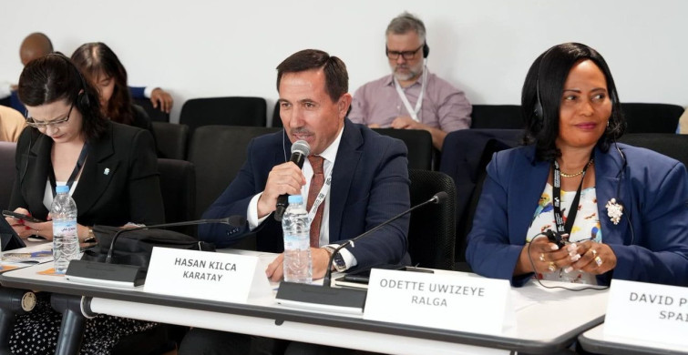 Kılca, Karatay’ın sürdürülebilir kalkınma çalışmalarını dünya zirvesi’nde anlattı