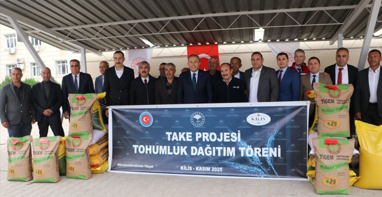 Kilis'te Çiftçilere 737 Ton Sertifikalı Tohum Dağıtımı Yapıldı