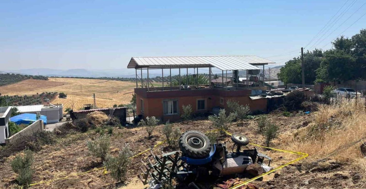 Kilis'te devrilen traktör sürücüsünü kaybettik