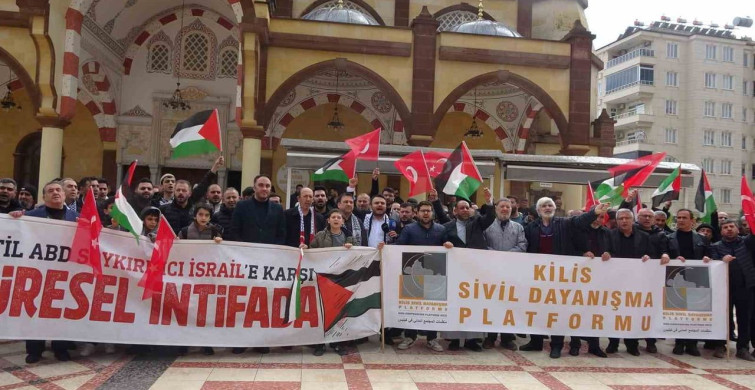 Kilis'te Filistin'e Destek Çağrısı