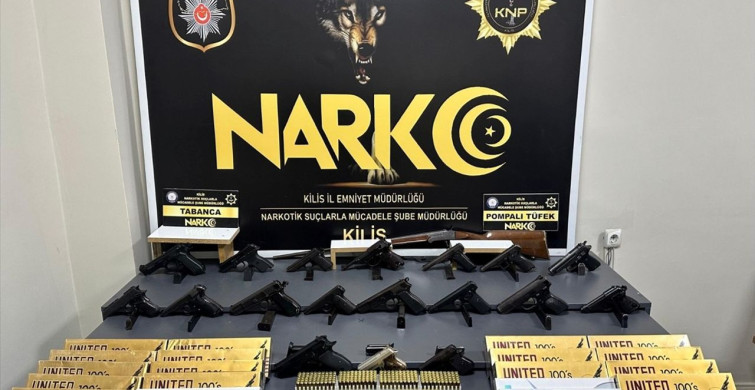 Kilis'te Silah Kaçakçılığı Operasyonu: 5 Şüpheli Yakalandı