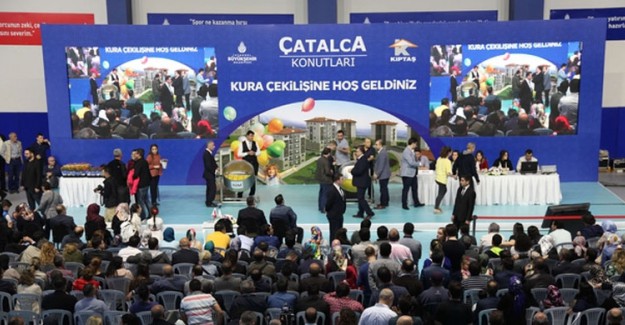 KİPTAŞ'ın Yaptığı Çatalca Konutları Hak Sahiplerini Buldu