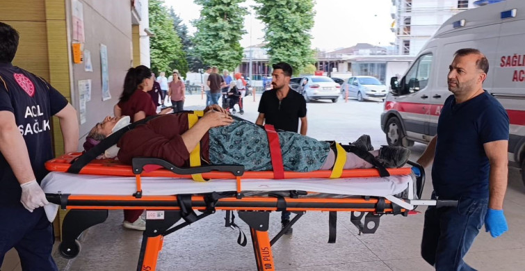 Kiraz toplarken düştü: 67 yaşındaki kadın hastaneye kaldırıldı