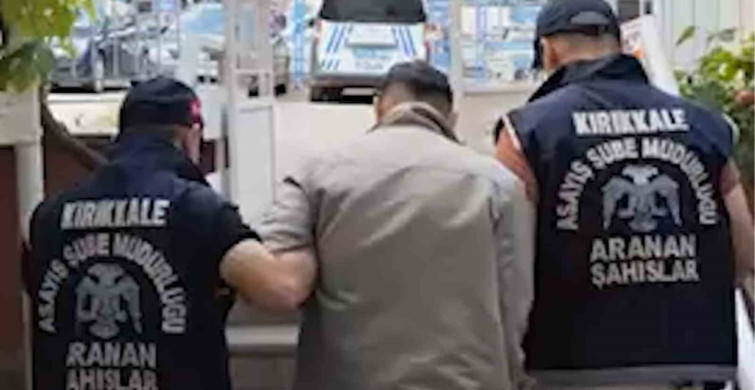 Kırıkkale'de 10 yıl hapis cezası bulunan yabancı uyruklu hükümlü yakalandı