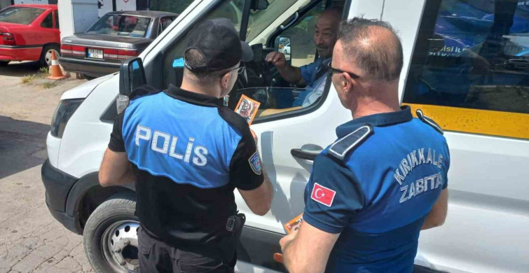 Kırıkkale'de dilencilere yönelik denetim yapıldı