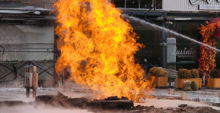 Kırıkkale'de Doğal Gaz Borusu Patladı, 1 İşçi Yaralandı