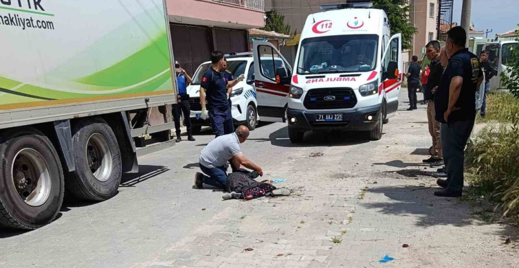 Kırıkkale'de kamyonun çarptığı yaşlı kadın ağır yaralandı