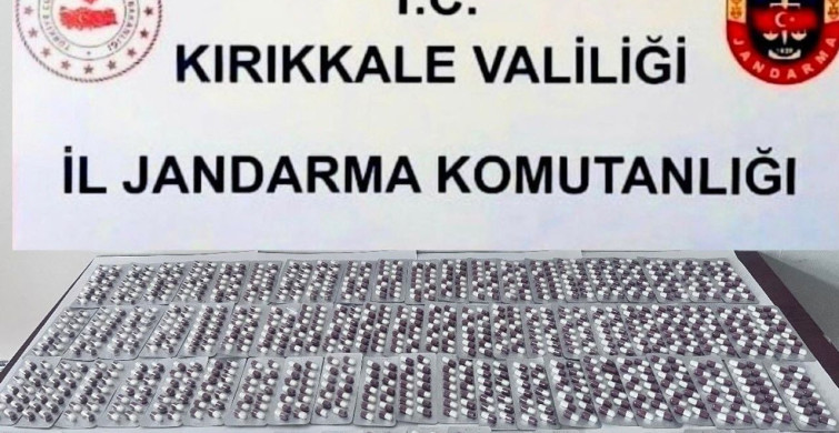 Kırıkkale'de Motosikletten Uyuşturucu Hap Ele Geçirildi