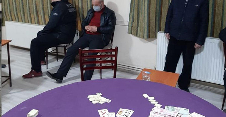 Kırıkkale’de Tedbirlere Uymayıp Kıraathanede Kumar Oynadılar