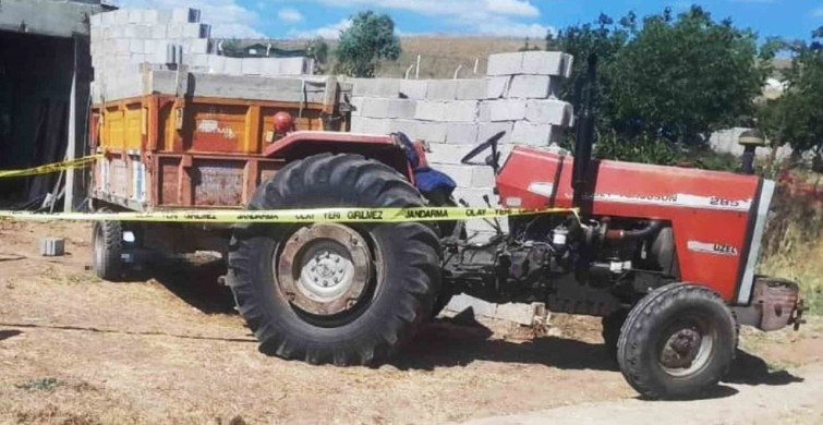 Kırıkkale'de traktör römorkundan düşen kişi hayatını kaybetti