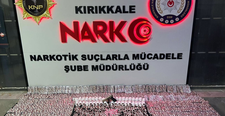 Kırıkkale'de Uyuşturucu Operasyonu: 12 Bin 963 Hap Ele Geçirildi