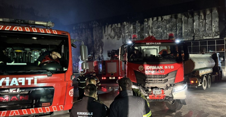 Kırıkkale'deki Fabrika Yangını Kontrol Altına Alındı