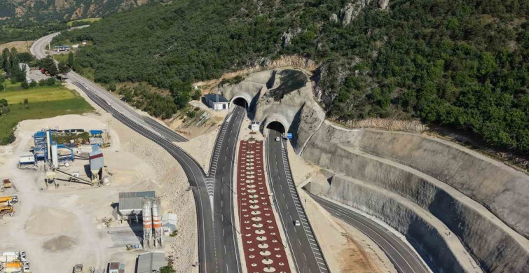Kırkdilim Tünelleri'nde 1 Ayda 250 Bin Araç Geçişi
