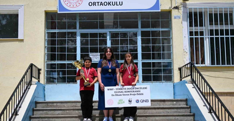 Kırklareli öğrencileri çevre projesiyle ödül aldı