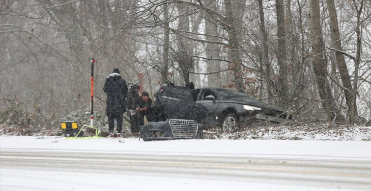Kırklareli'de Kar Yağışı Hayatı Olumsuz Etkiliyor