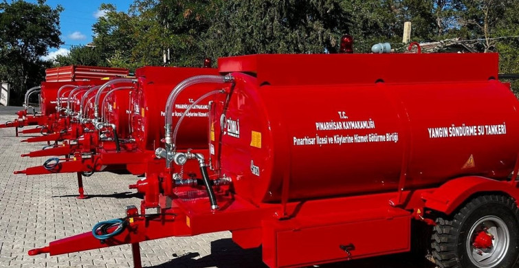 Kırklareli'nde 179 Köye Yangınlara Müdahale İçin Su Tankeri