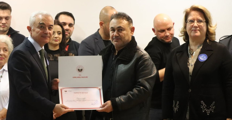 Kırklareli'nde Sigarayı Bırakanlara Teşekkür Belgeleri Takdim Edildi