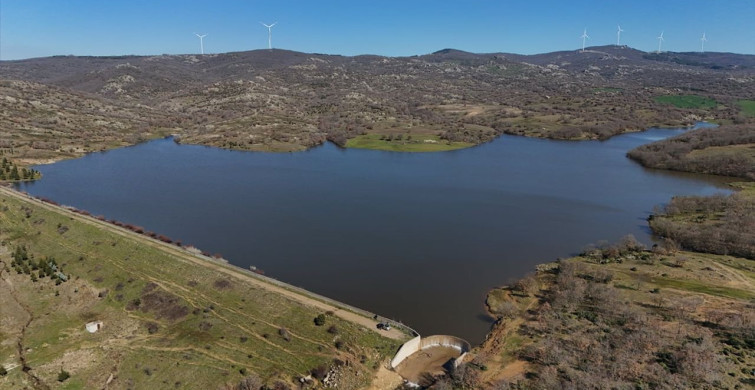 Kırklareli'nde Üsküp Göleti Tamamen Dolu