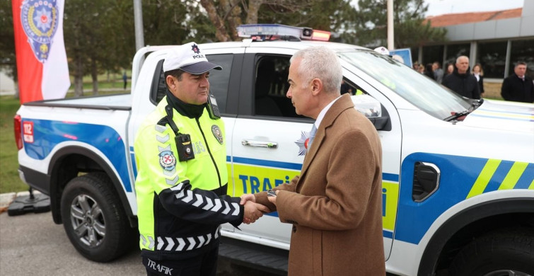 Kırklareli'nde Yeni Polis Araçlarının Hizmete Alınması