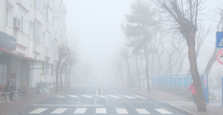 Kırklareli'nde Yoğun Sis Etkisi