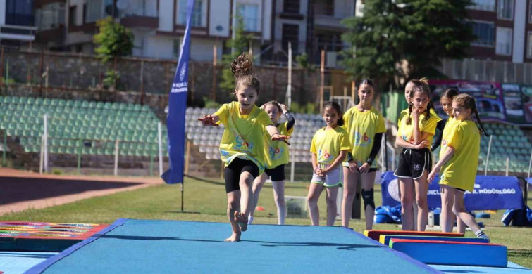 Kırşehir'de jimnastik serüveni 250 sporcuyla devam ediyor