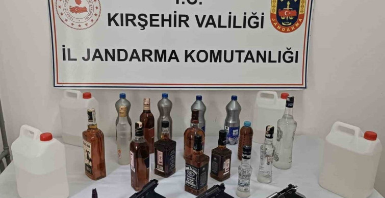 Kırşehir'de Kaçak Alkol Operasyonu: 2 Gözaltı