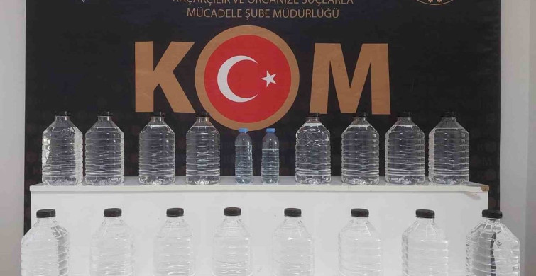Kırşehir'de Kaçak İçki ve Etil Alkol Operasyonu