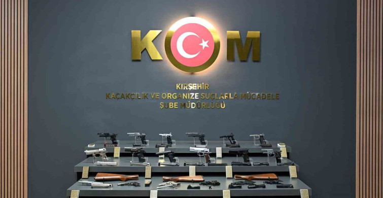 Kırşehir'de Kaçak Silah Operasyonu