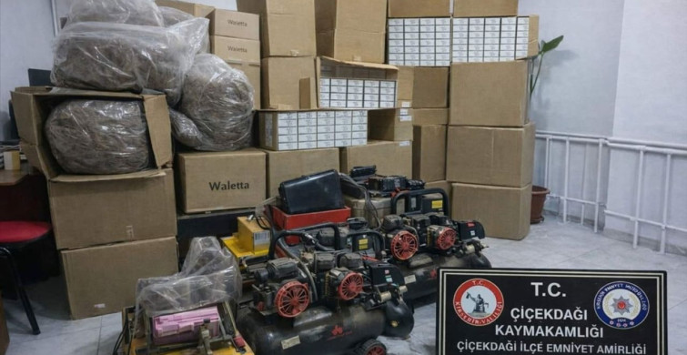 Kırşehir'de Kaçakçılık Operasyonu: 1 Milyondan Fazla Makaron Ele Geçirildi