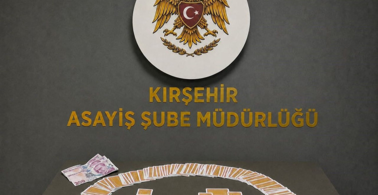 Kırşehir'de Kumar Operasyonu: 4 Kişiye Para Cezası
