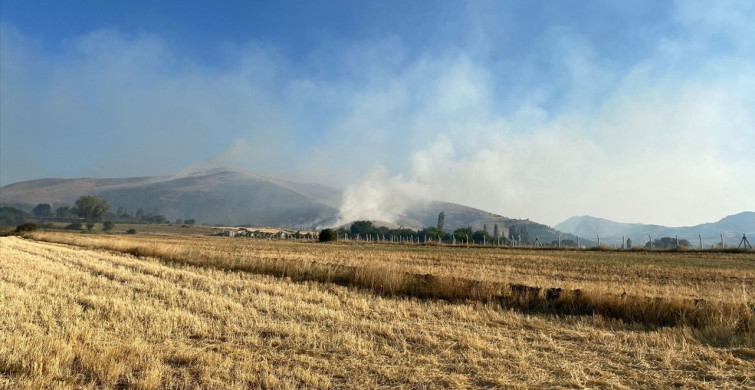 Kırşehir'de Merada Yangın Çıktı
