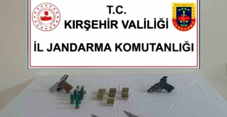 Kırşehir'de Ruhsatsız Silah Operasyonu