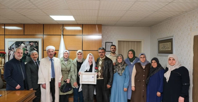 Kırşehir'de Rus Kadın İslam'la Buluştu